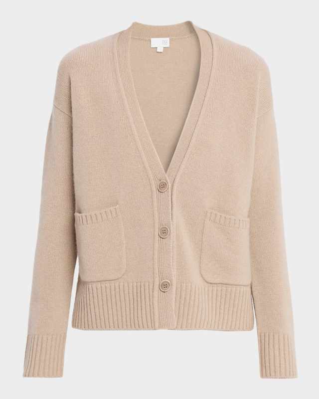 Heavy Jersey Cashmere Cardigan